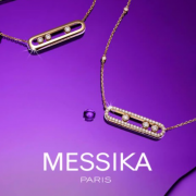 MESSIKA/梅西卡MOVE CLASSIQUE/BABY MOVE白金玫瑰金钻石项链