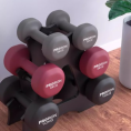 PROIRON/普力艾哑铃健身男士家用纯铁套装组合宿舍5kg一对亚哑铃